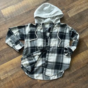 Hooded flannel
